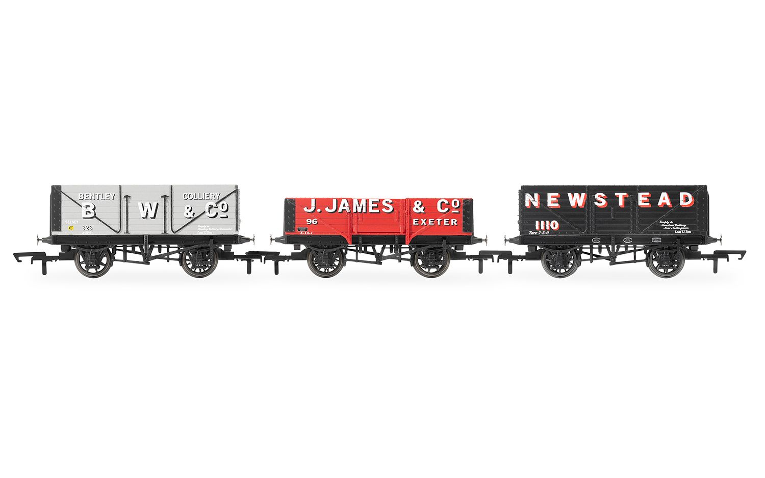 R60103 Hornby Triple Wagon Pack, B.W & Co, J. James & Co. & Newstead ...