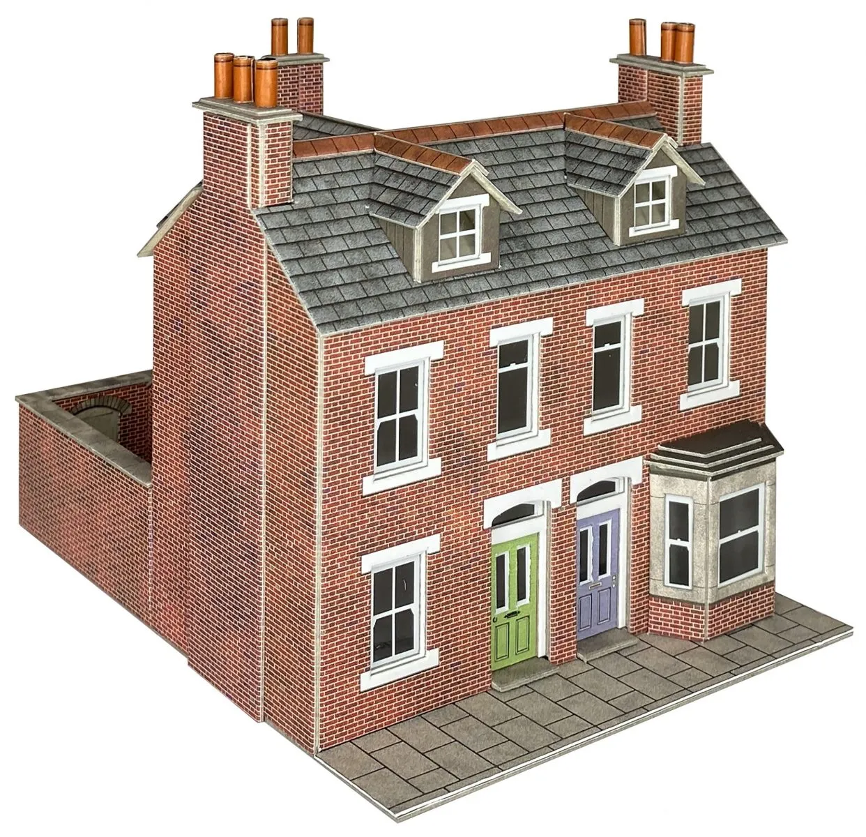 Po300 Metcalfe Terraced Houses - Brick Oo Gauge