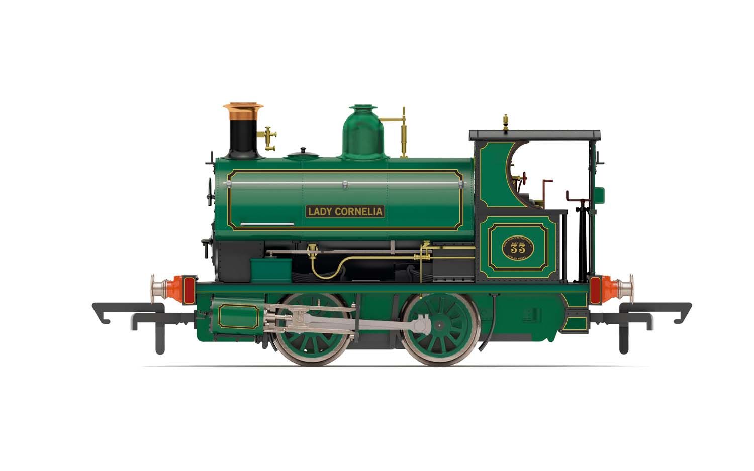 R3869 Hornby Dowlais Ironworks, Peckett W4 Class, 0-4-0ST, 33 'Lady Cornelia' - Era 2